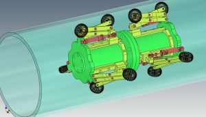 Robo kiểm tra vết nứt đường ống